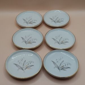 Kaysons Golden Rhapsody Fine China Saucers, Produced in Japan circa 1961
